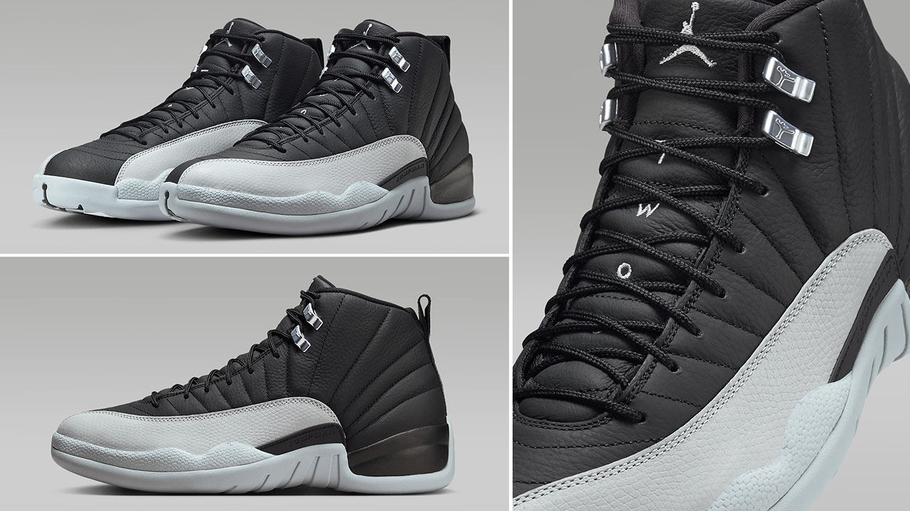 Air Jordan 12 Barons Black Wolf Grey Release Date