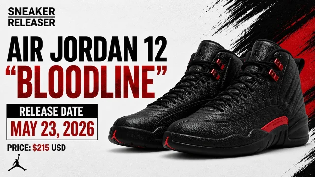 Air Jordan 12 Bloodline Release Date Info