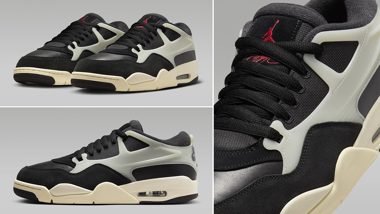 Air-Jordan-4-RM-Black-Sail-Coconut-Milk-Gym-Red-Release-Date