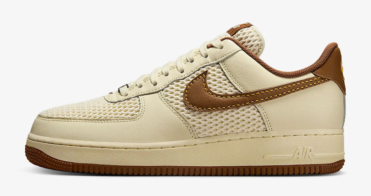 Nike Air Force 1 Low 07 LV8 Coconut Milk Canyon Gold Light British Tan Mens Shoes IB7719-113 Sneakers 2