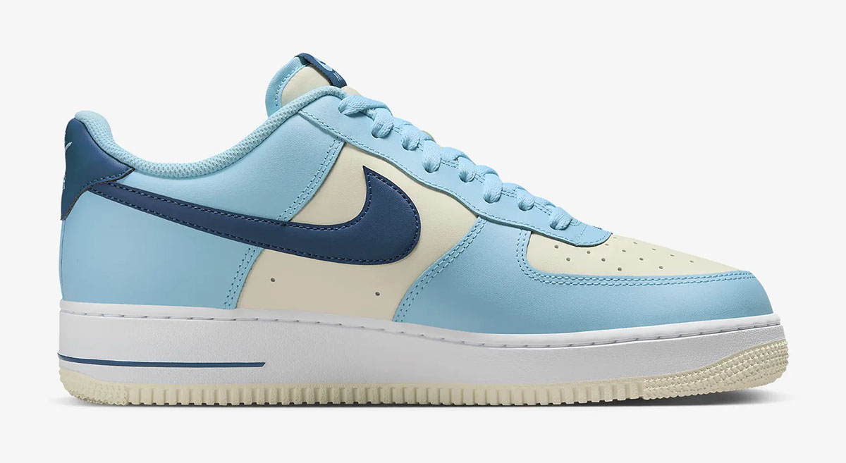 Nike Air Force 1 Low Aquarius Blue Coconut Milk Court Blue 3