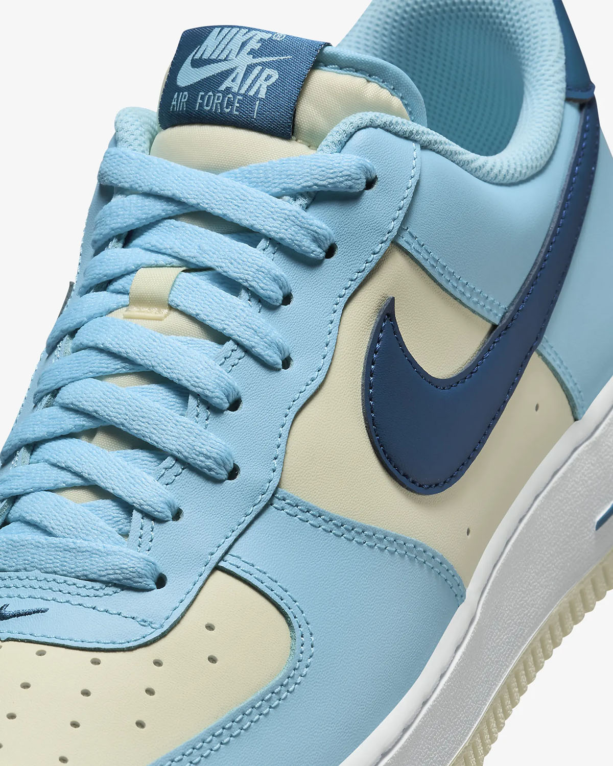 Nike Air Force 1 Low Aquarius Blue Coconut Milk Court Blue 7