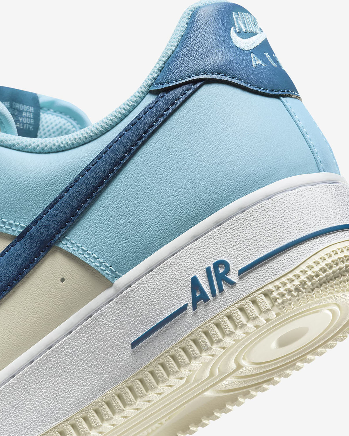 Nike Air Force 1 Low Aquarius Blue Coconut Milk Court Blue 8