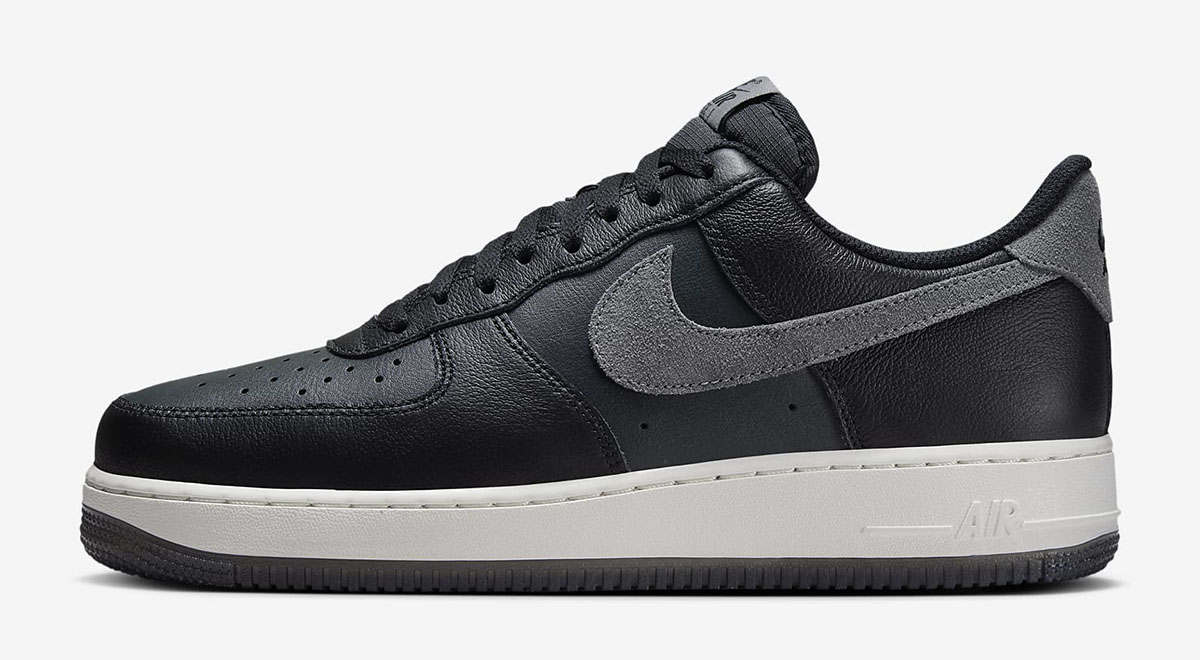 Nike Air Force 1 Low Black Dark Smoke Grey 2