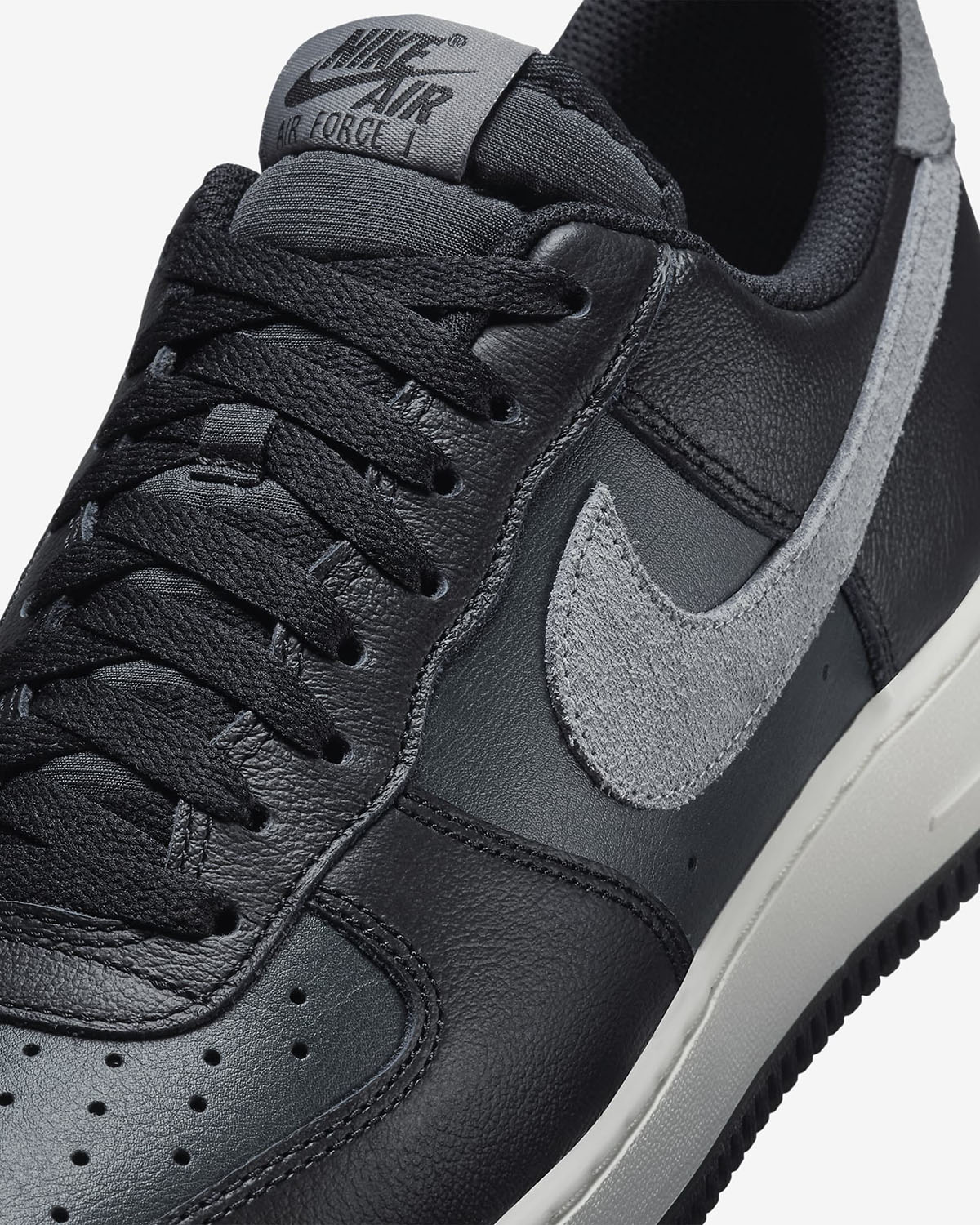 Nike Air Force 1 Low Black Dark Smoke Grey 7