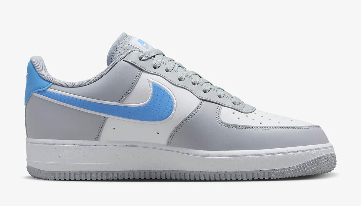 Nike Air Force 1 Low Next Nature Wolf Grey White University Blue Shoes 3