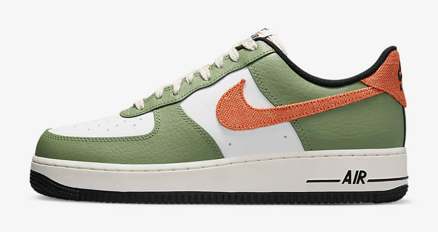 Nike-Air-Force-1-Low-Oil-Green-Safety-Orange-1