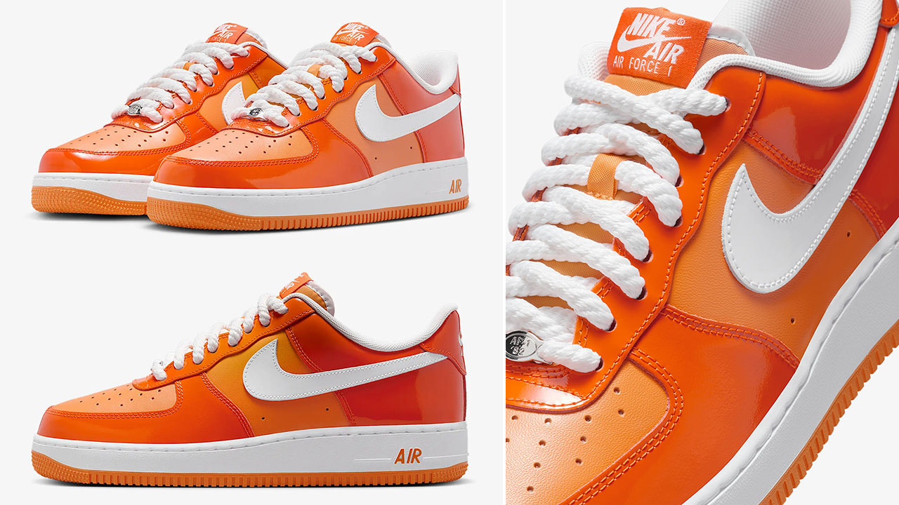 Nike-Air-Force-1-Low-Patent-Safety-Orange-Sneakers