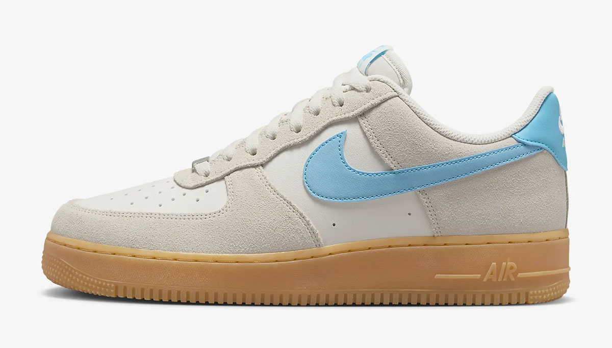 Nike Air Force 1 Low Phantom Gum Yellow Baltic Blue 2