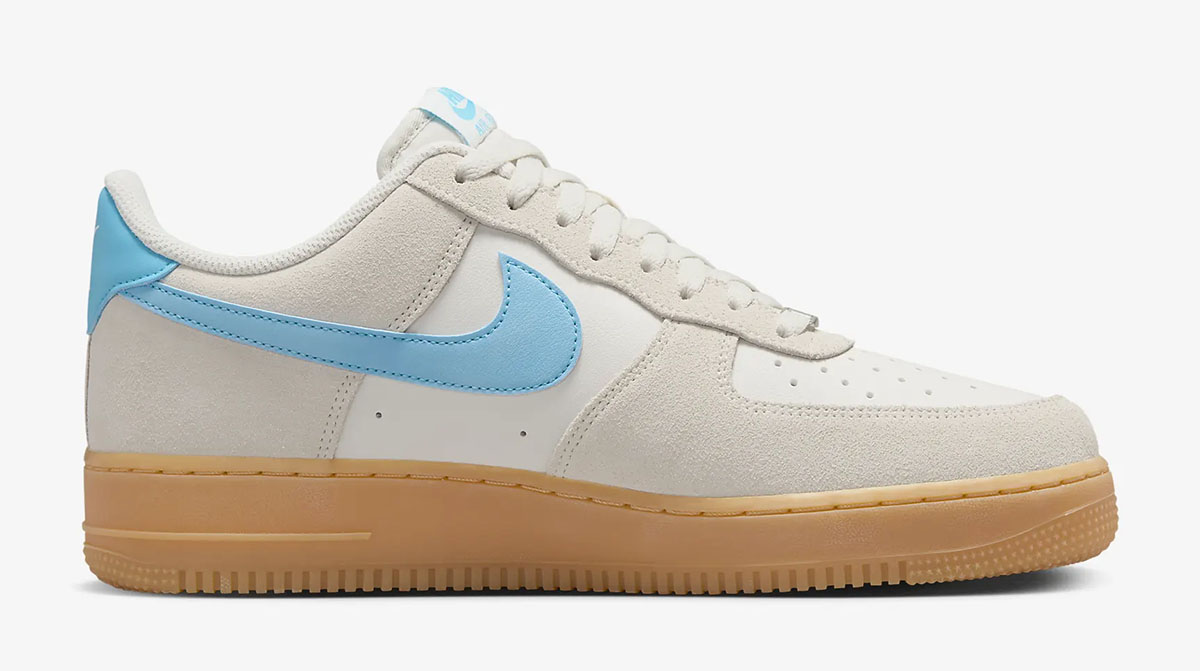 Nike Air Force 1 Low Phantom Gum Yellow Baltic Blue 3