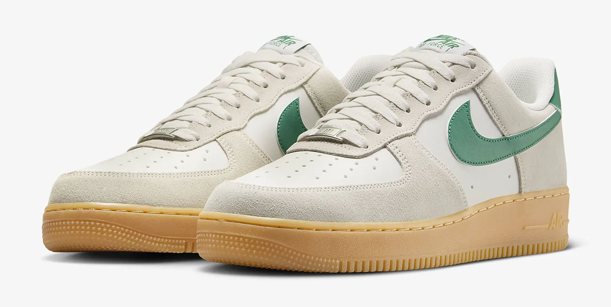 Nike Air Force 1 Low Phantom Gum Yellow Malachite 1