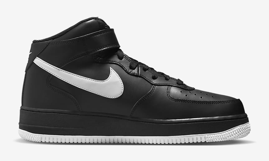Nike-Air-Force-1-Mid-Black-White-DV0806-001-Release-Date-2