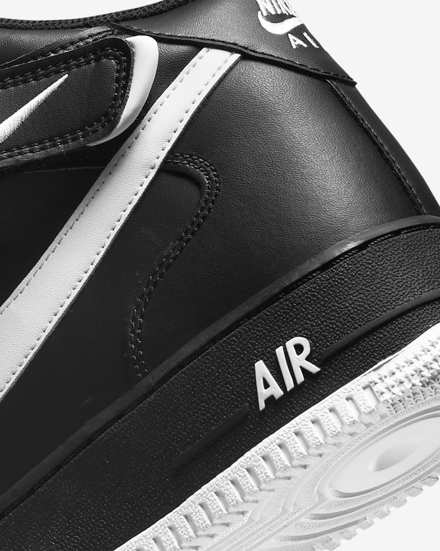 Nike-Air-Force-1-Mid-Black-White-DV0806-001-Release-Date-8