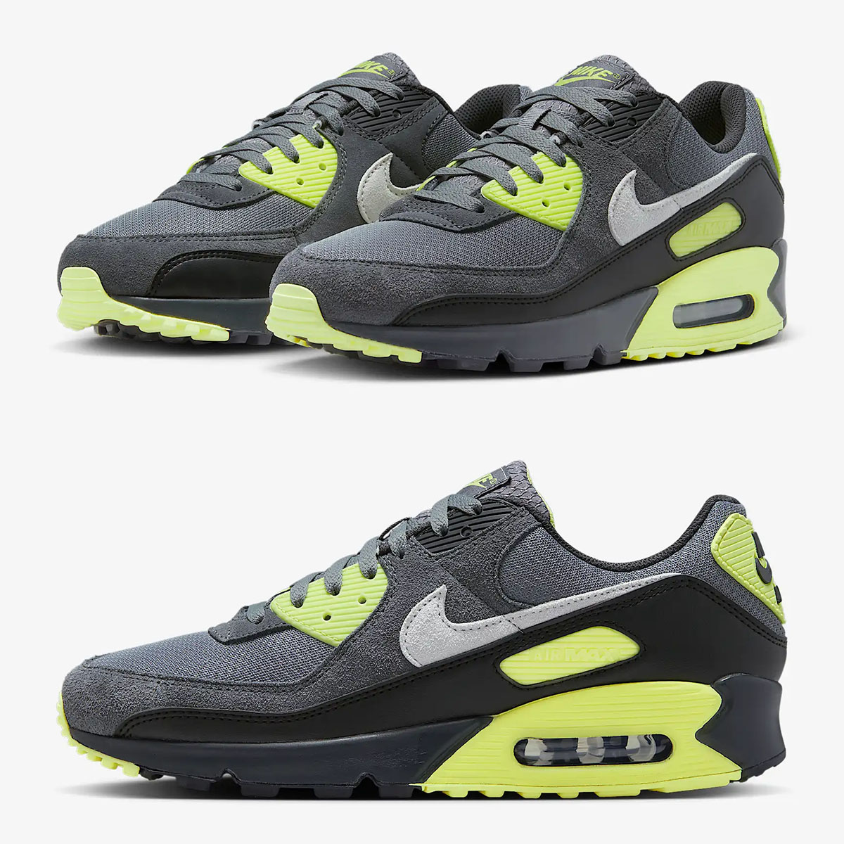 Nike-Air-Max-90-Smoke-Grey-Light-Lemon-Twist-Black-Mens-Shoes