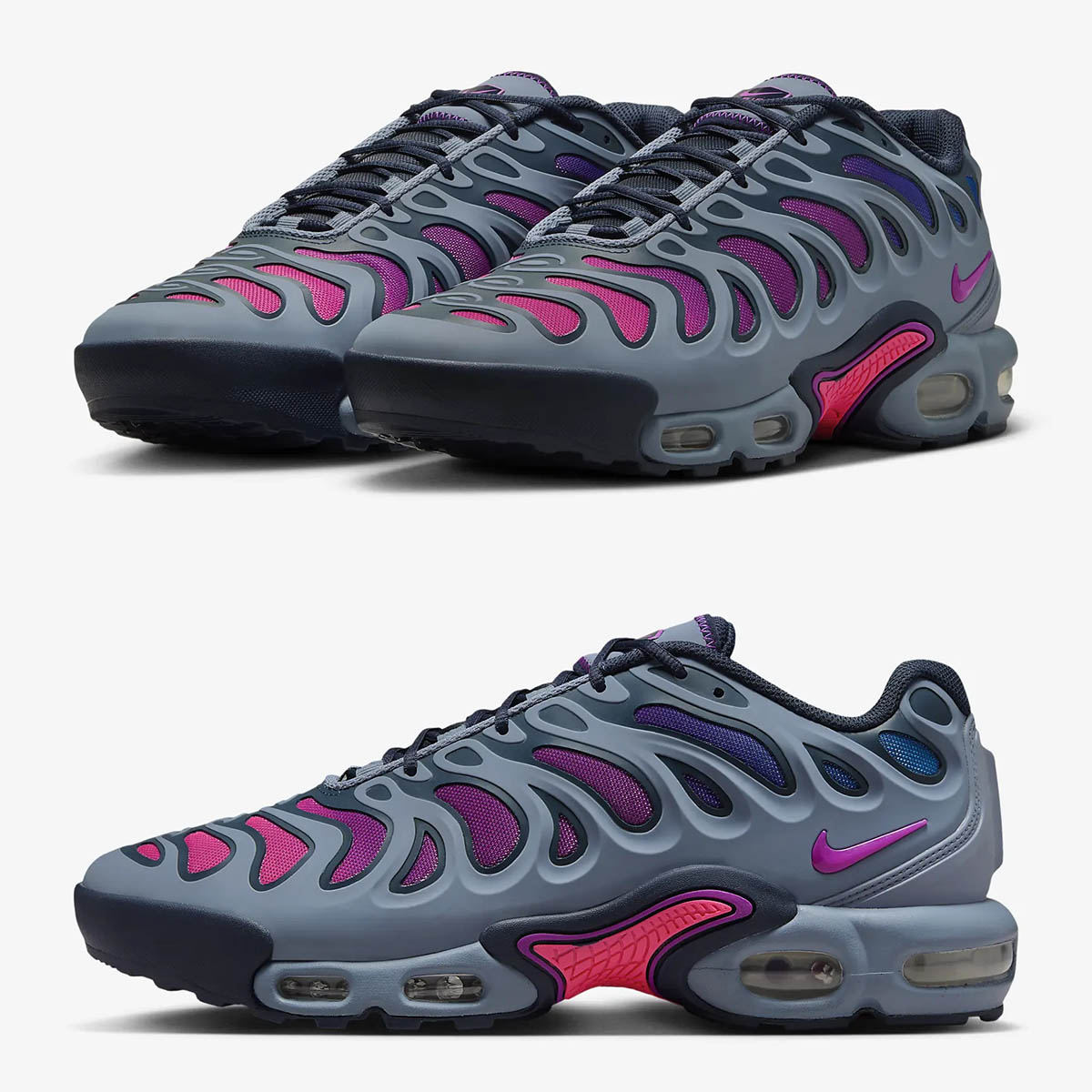 Nike Air Max Plus Drift Ashen Slate Obsidian Hyper Pink Vivid Purple Shoes