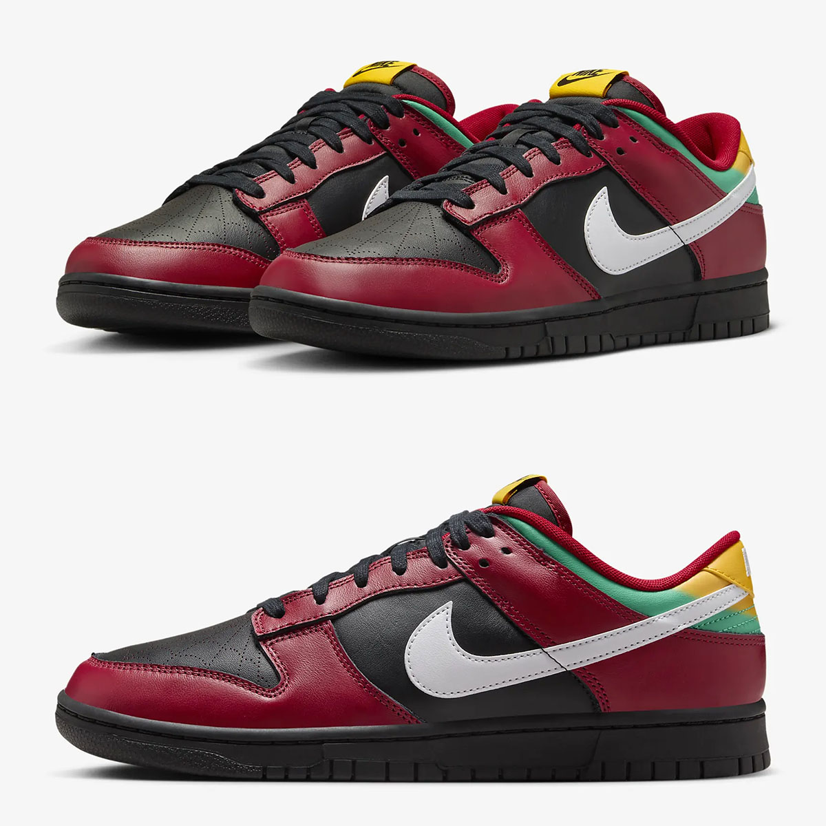 Nike Dunk Low Biker Tattoos Shoes