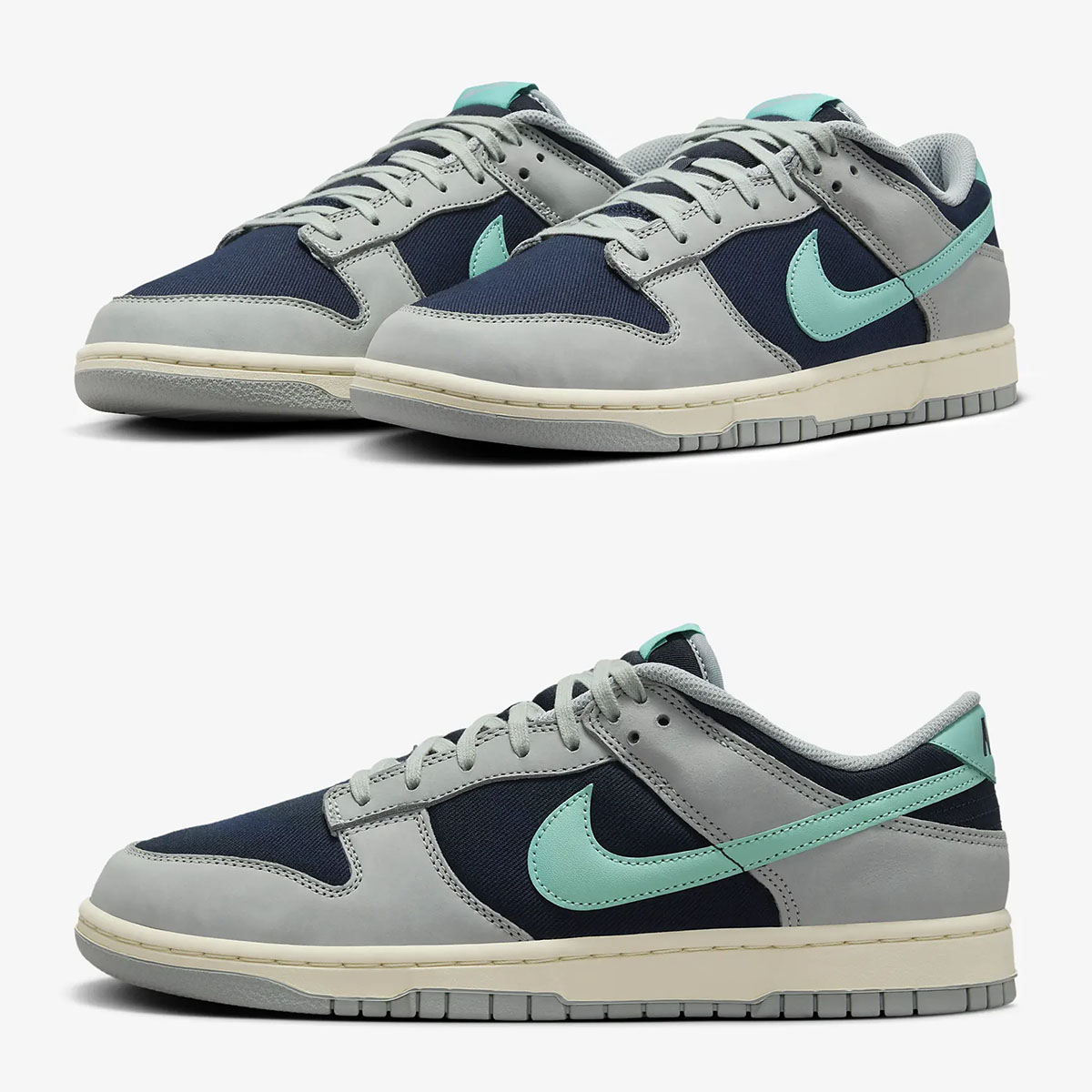 Nike-Dunk-Low-Light-Pumice-Dark-Obsidian-Coconut-Milk-Green-Frost