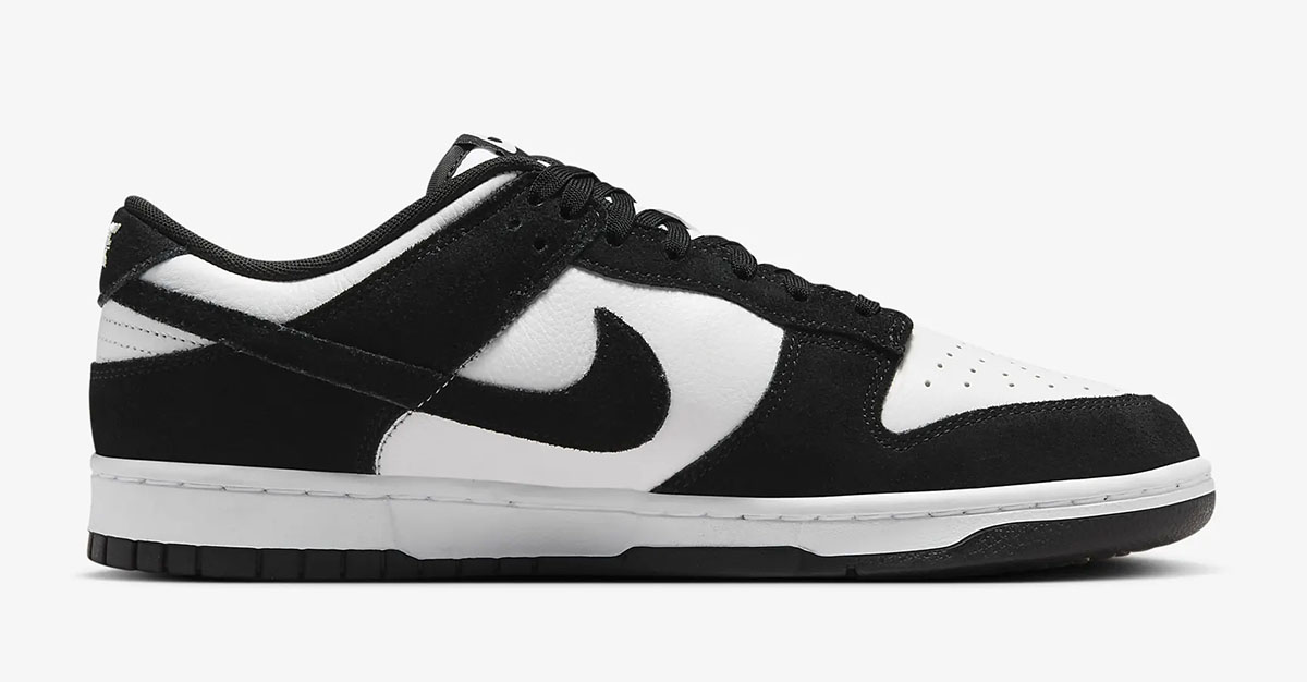 Nike Dunk Low Suede Panda Sneakers 3