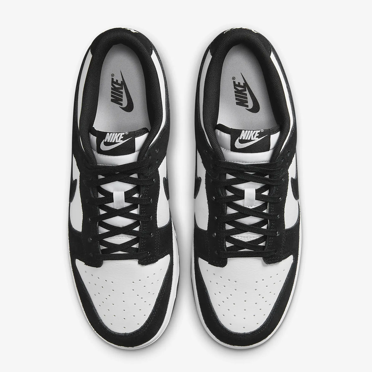 Nike Dunk Low Suede Panda Sneakers 4