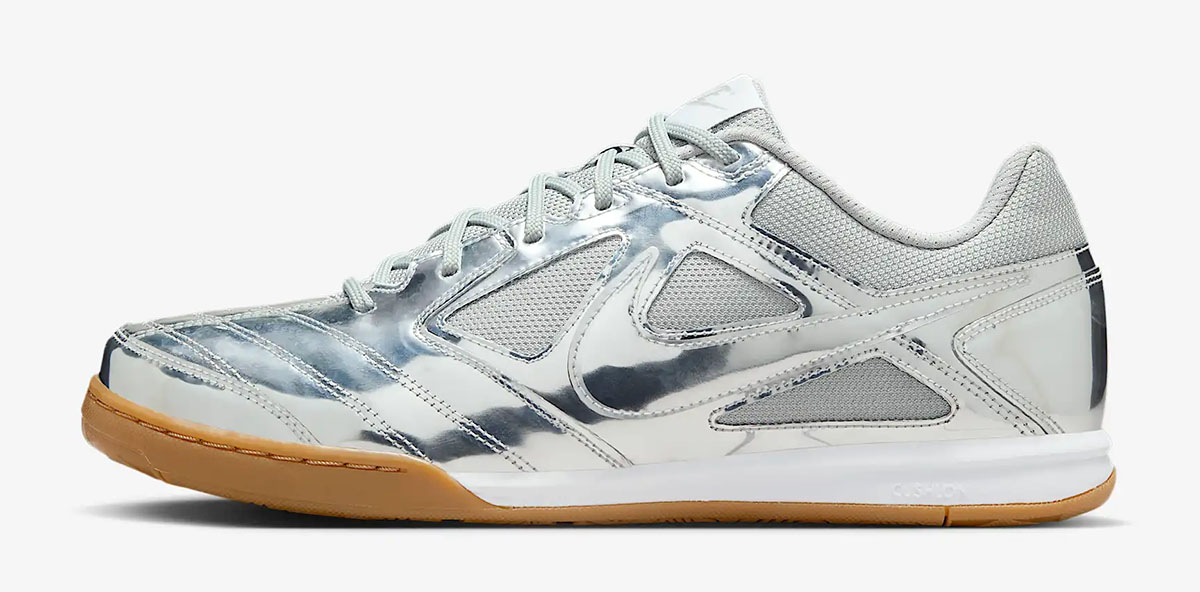 Nike Gato LV8 Metallic Silver White Gum Light Brown Mens Shoes IB3566-001 Sneakers 2