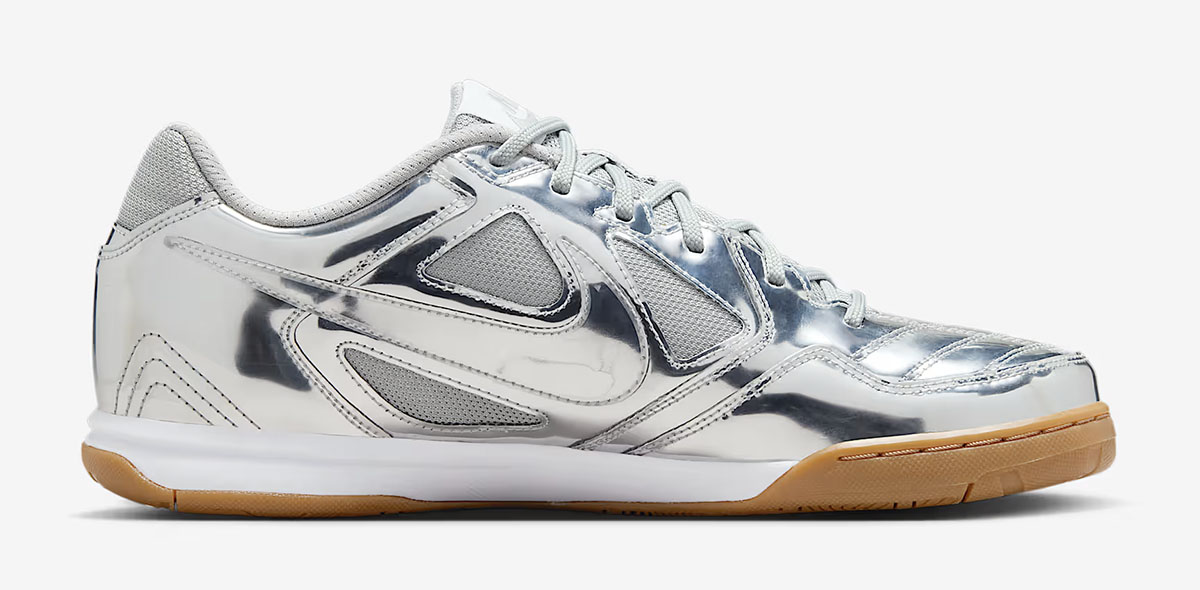 Nike Gato LV8 Metallic Silver White Gum Light Brown Mens Shoes IB3566-001 Sneakers 3