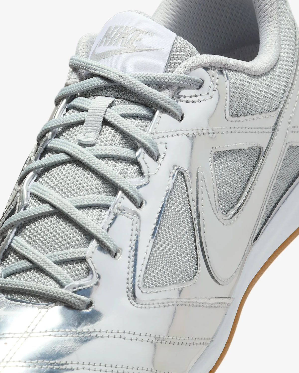 Nike Gato LV8 Metallic Silver White Gum Light Brown Mens Shoes IB3566-001 Sneakers 7