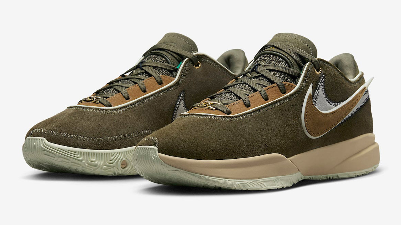 Nike-LeBron-20-Olive-Suede-DV1193-901-Release-Date-Info