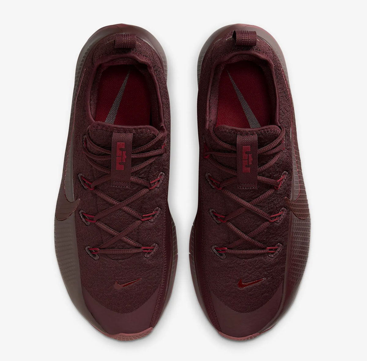 Nike LeBron TR1 Burgundy Crush Team Red Workout Shoes FJ6151-601 Sneakers 4