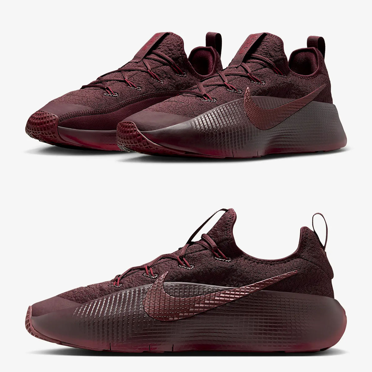 Nike LeBron TR1 Burgundy Crush Team Red Workout Shoes FJ6151-601 Sneakers