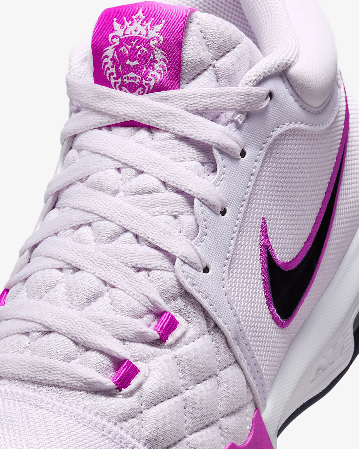 Nike LeBron Witness 8 Barely Grape Hyper Violet Light Bone Obsidian Basketball Shoes HQ2139-500 Sneakers 7