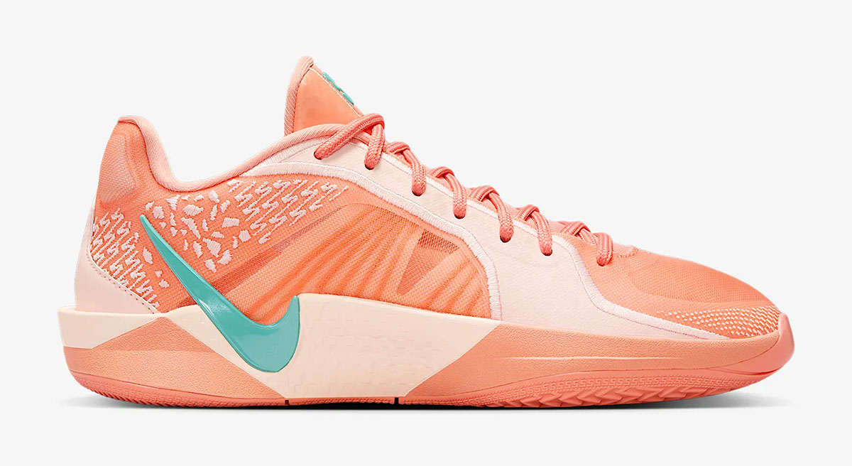 Nike Sabrina 2 Apricot Agate Washed Coral Basketball Shoes FQ2174-801 Sneakers 3