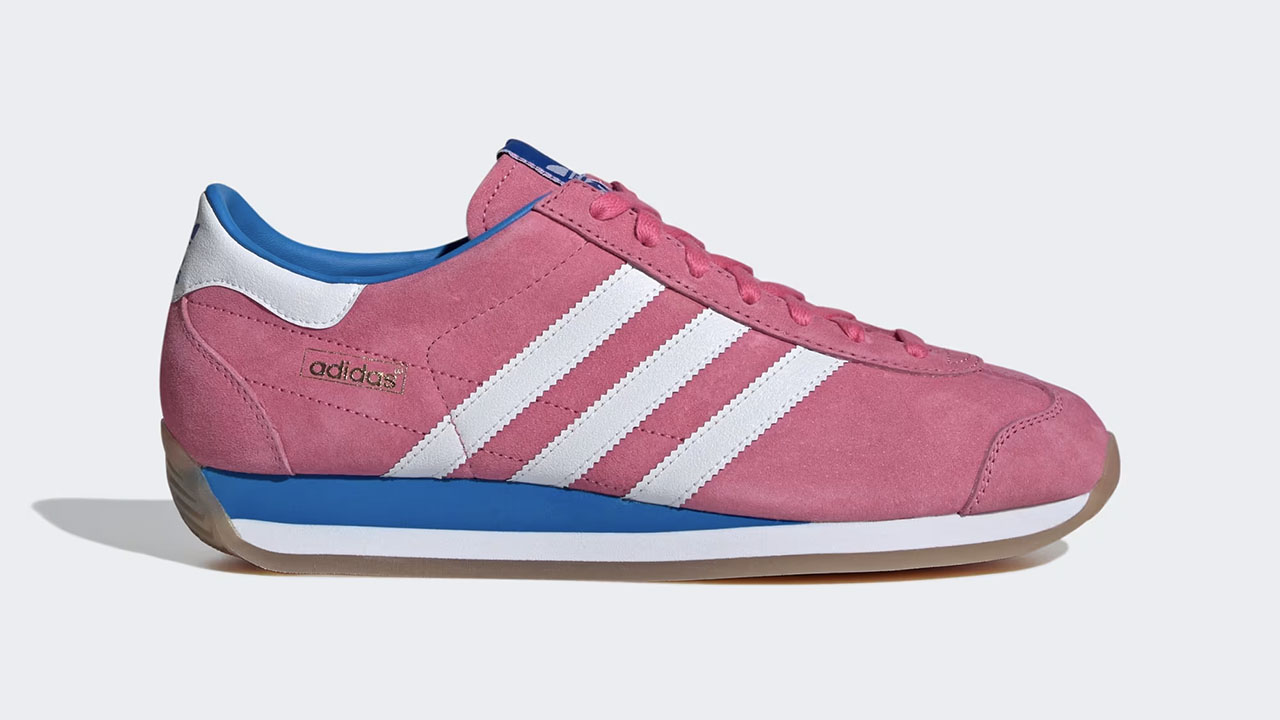 adidas Country Japan Shoes Pink Fusion Cloud White Bright Blue