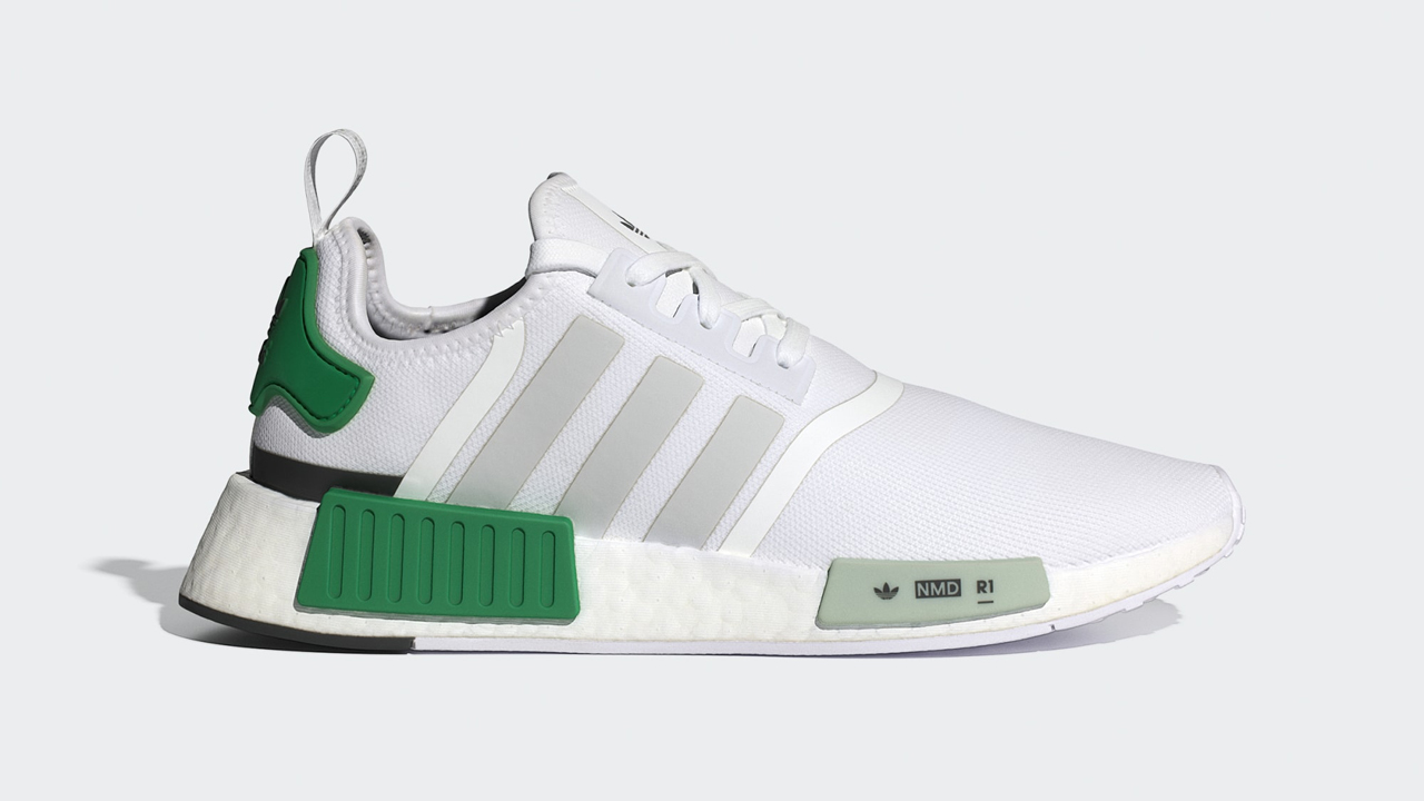 adidas-NMD-R1-Cloud-White-Grey-One-Green-Release-Date
