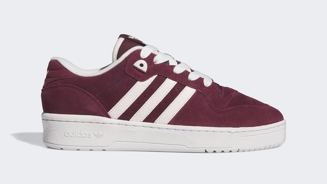 adidas Rivalry Low Shoes Team Maroon Cloud White