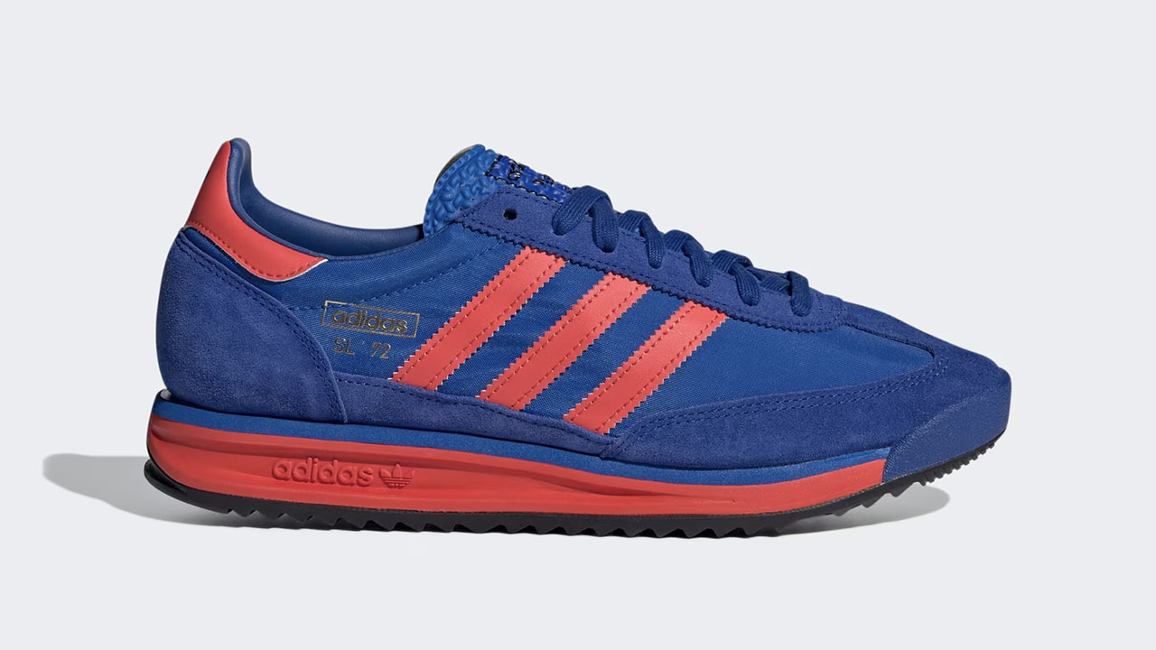 adidas SL 72 RS Shoes Blue Bright Red Royal Blue