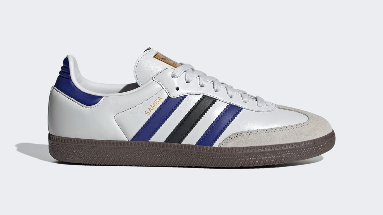 adidas Samba OG Crystal White Active Blue Shoes