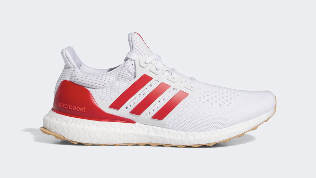 adidas Ultraboost 1 Shoes Cloud White Better Scarlet Gum