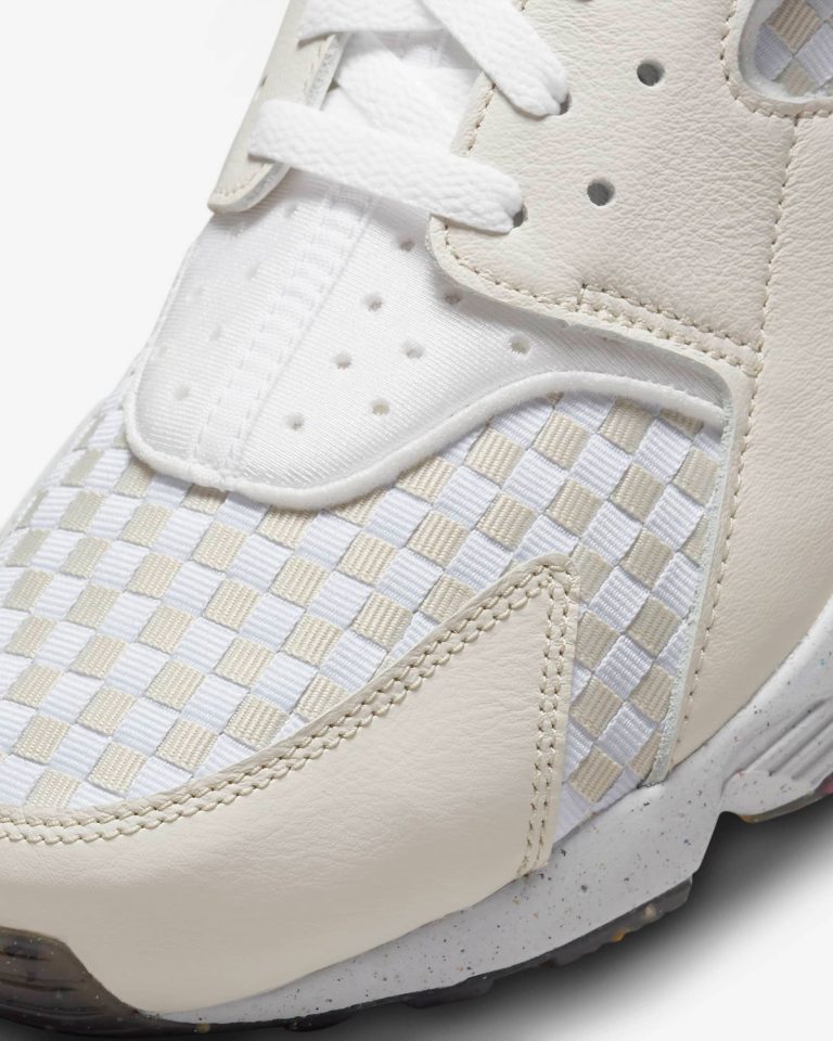 Nike Air Huarache Crater Premium Light Bone White Black Volt