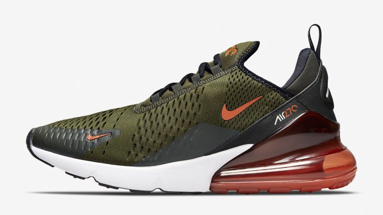 Nike Air Max 270 Rough Green Sequoia Hot Curry Dark Russet